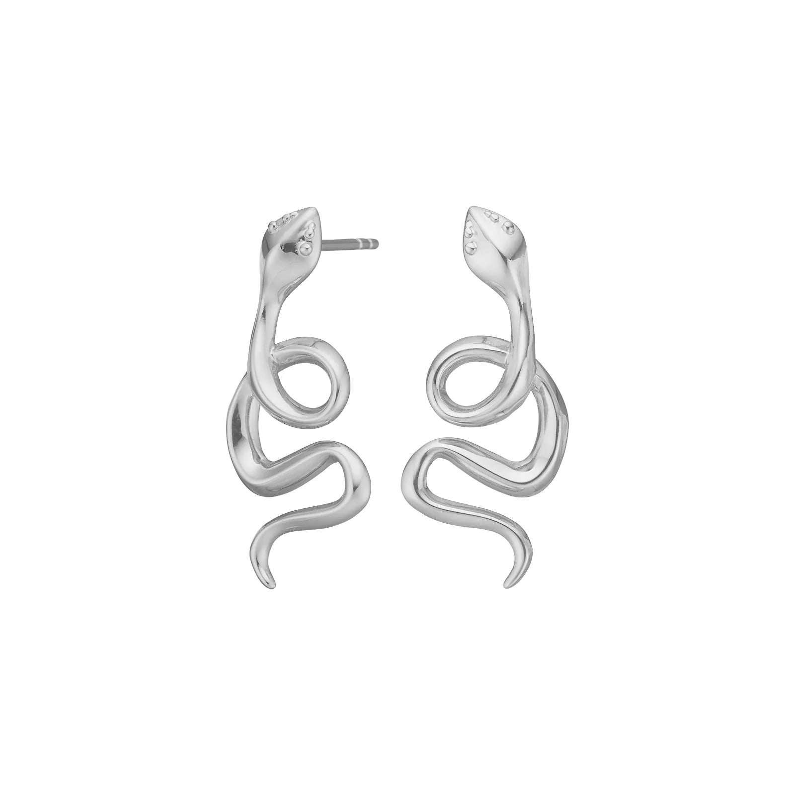 Sølv ørestikker stor SERPENS52 - Urma.dk
