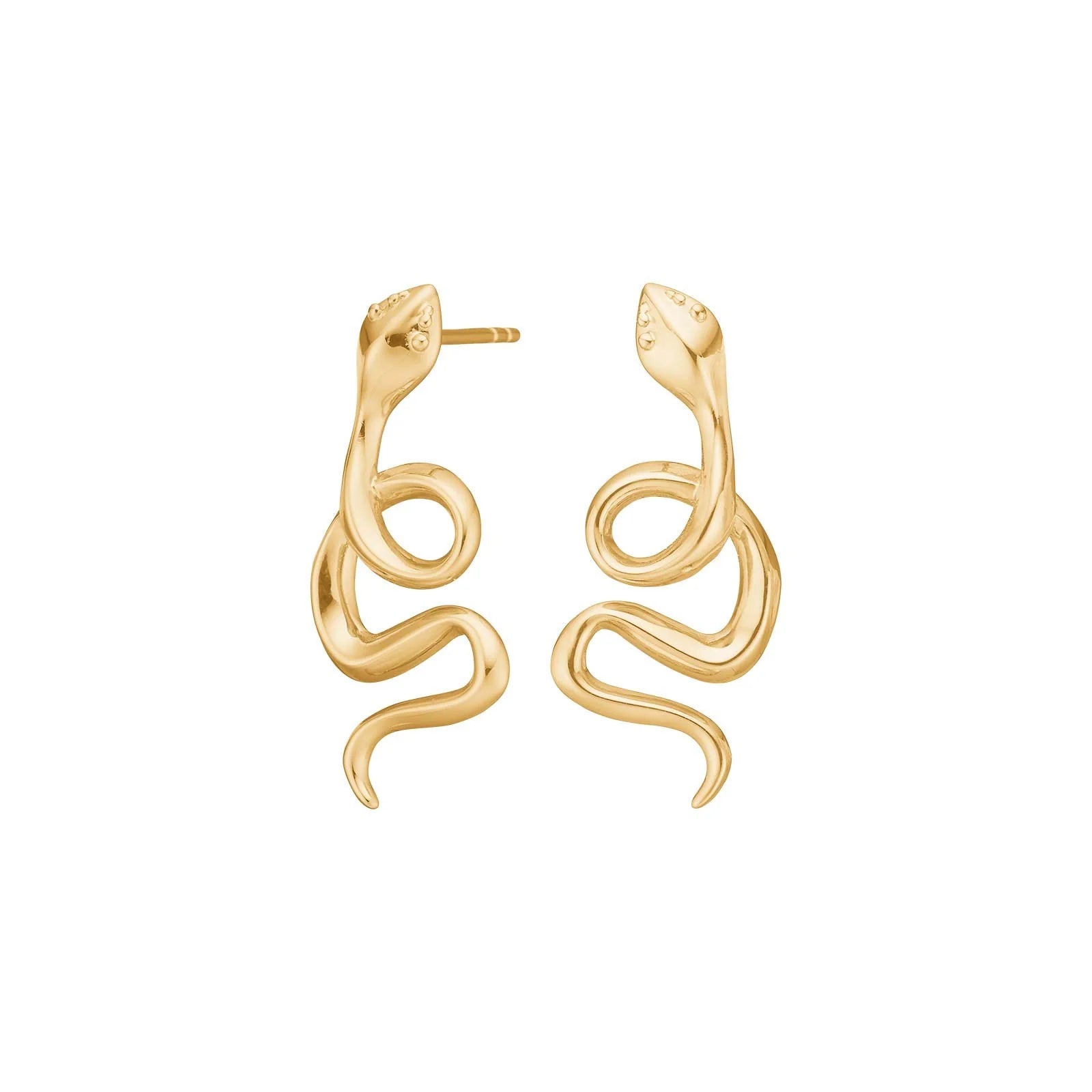 Sølv ørestikker stor SERPENS52 - Urma.dk