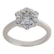 Sølv rhd. ring m/ cz - Urma.dk