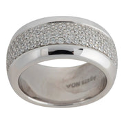 Sølv rhd. ring m/ cz - Urma.dk