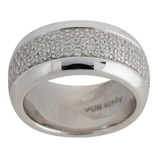 Sølv rhd. ring m/ cz - Urma.dk