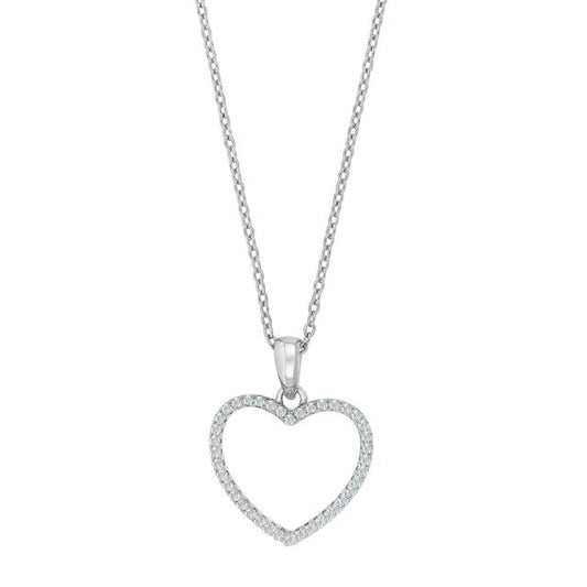 Sølv rhd vedhæng AIDANOR incl. kæde - Urma.dk