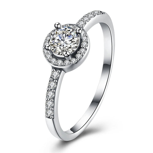 Sølv ring med zirconia - Urma.dk