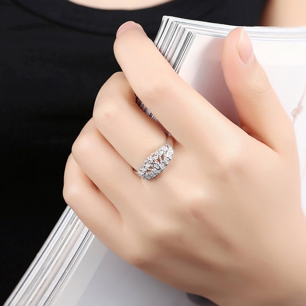 Sølv ring med zirconia - Urma.dk