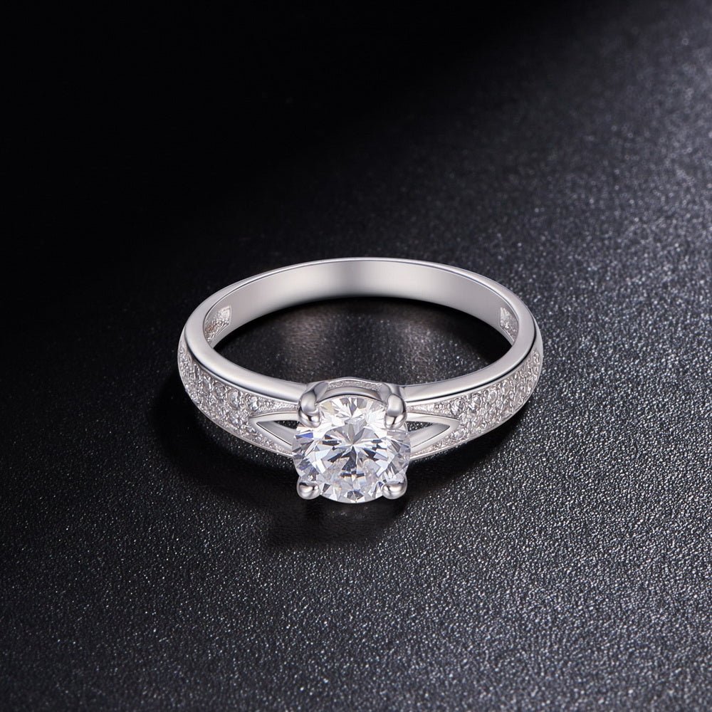 Sølv ring med zirconia stene - Urma.dk