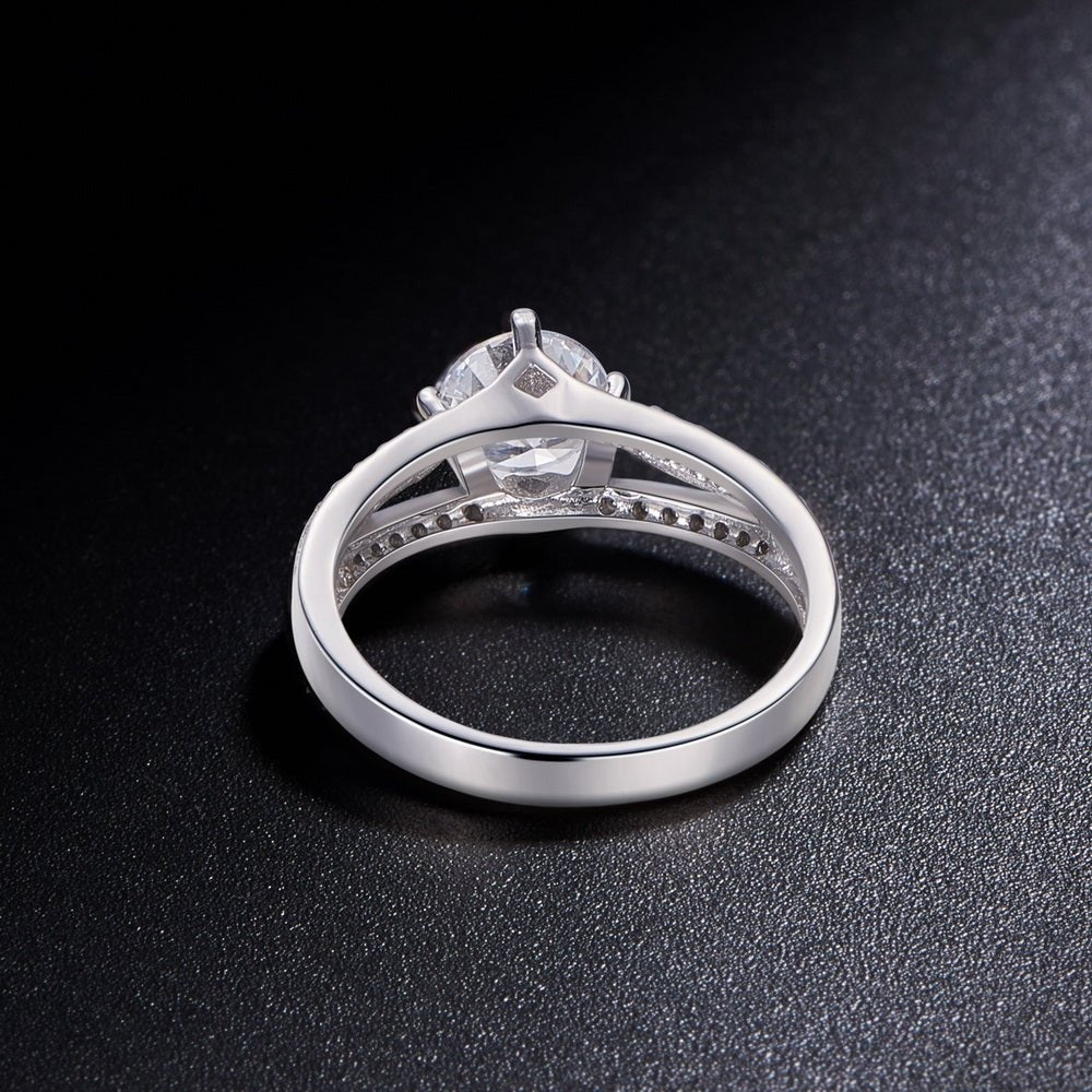 Sølv ring med zirconia stene - Urma.dk