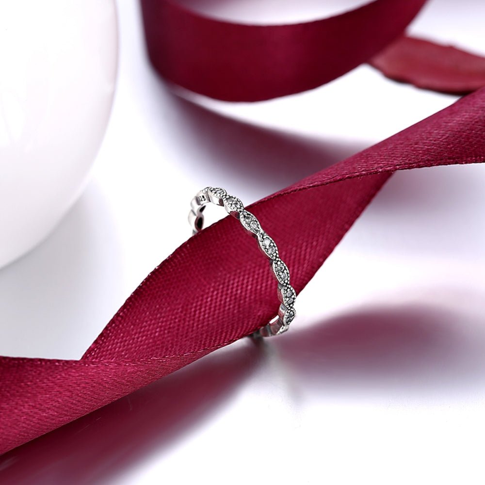 Sølv ring zirconia stene - Urma.dk