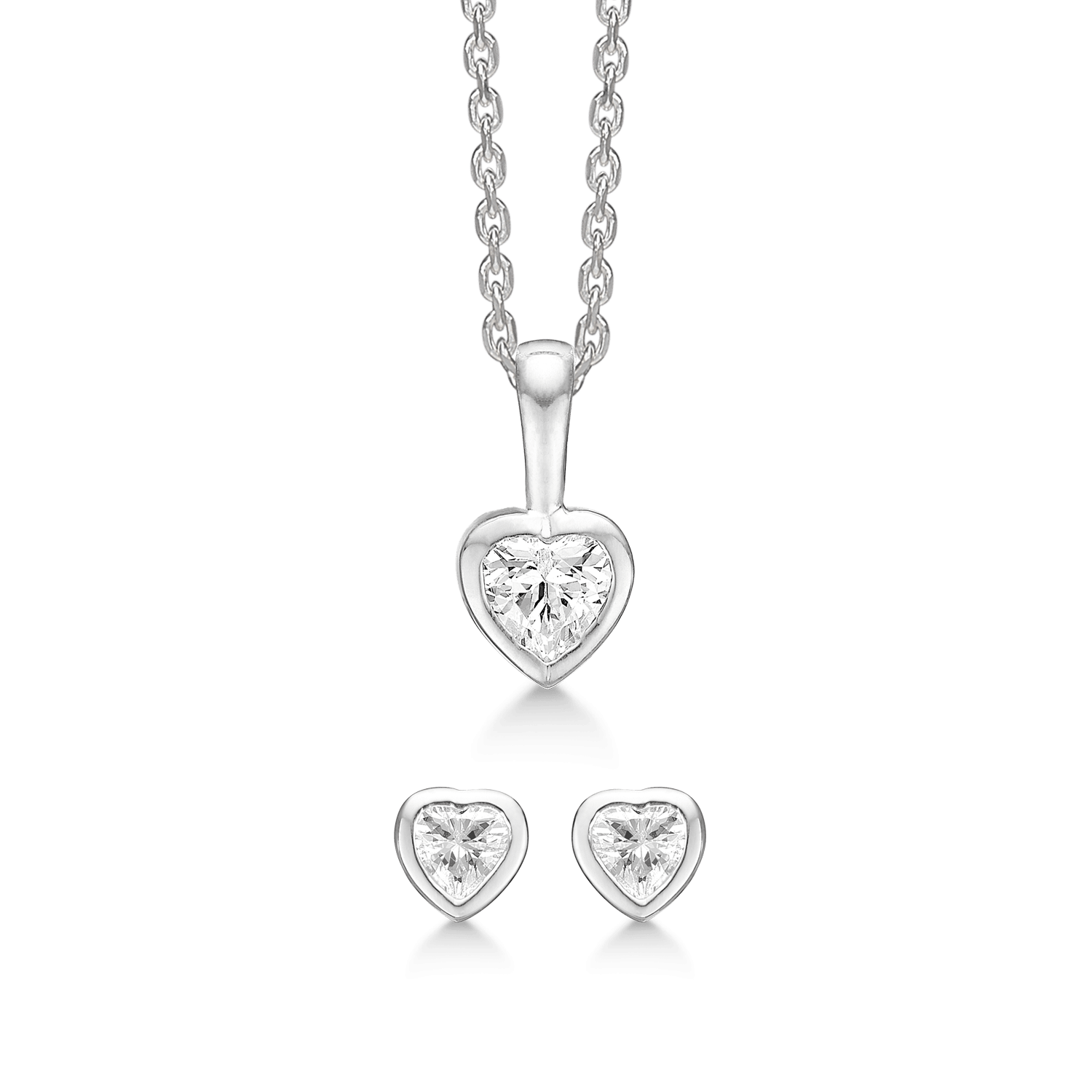 Sølv smykkesæt S148369 - Urma.dk