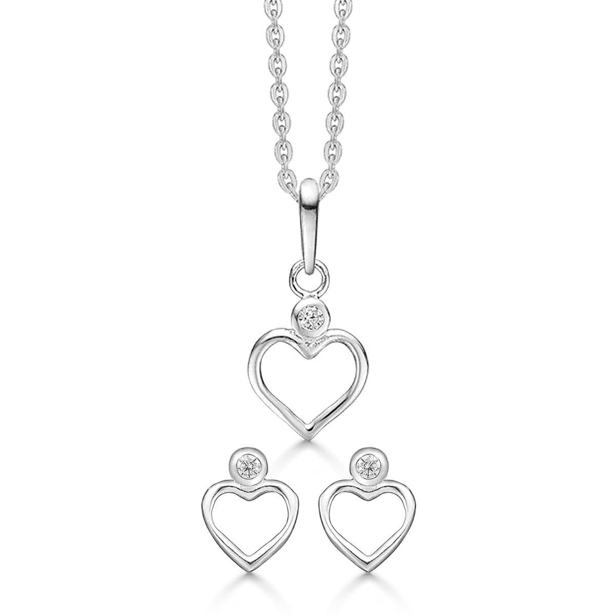 Sølv smykkesæt S148478 - Urma.dk