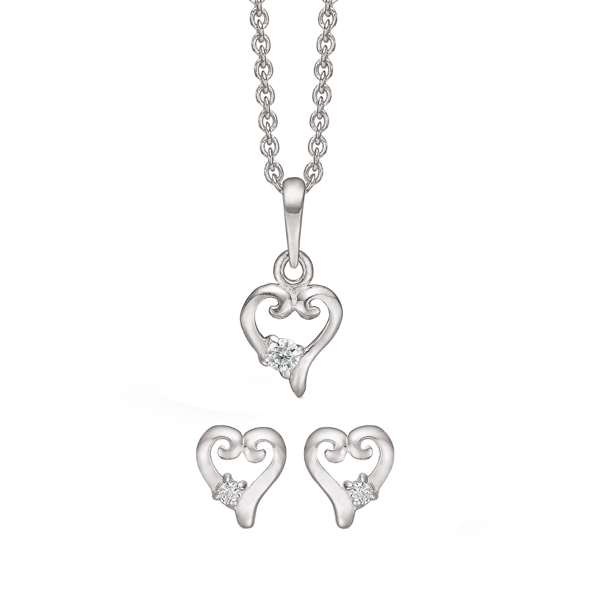 Sølv smykkesæt S148496 - Urma.dk