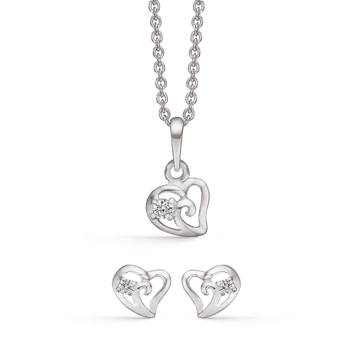 Sølv smykkesæt S148497 - Urma.dk