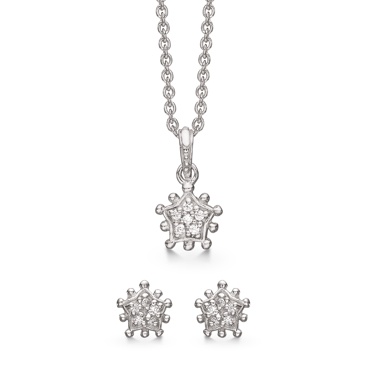 Sølv smykkesæt S148541 - Urma.dk