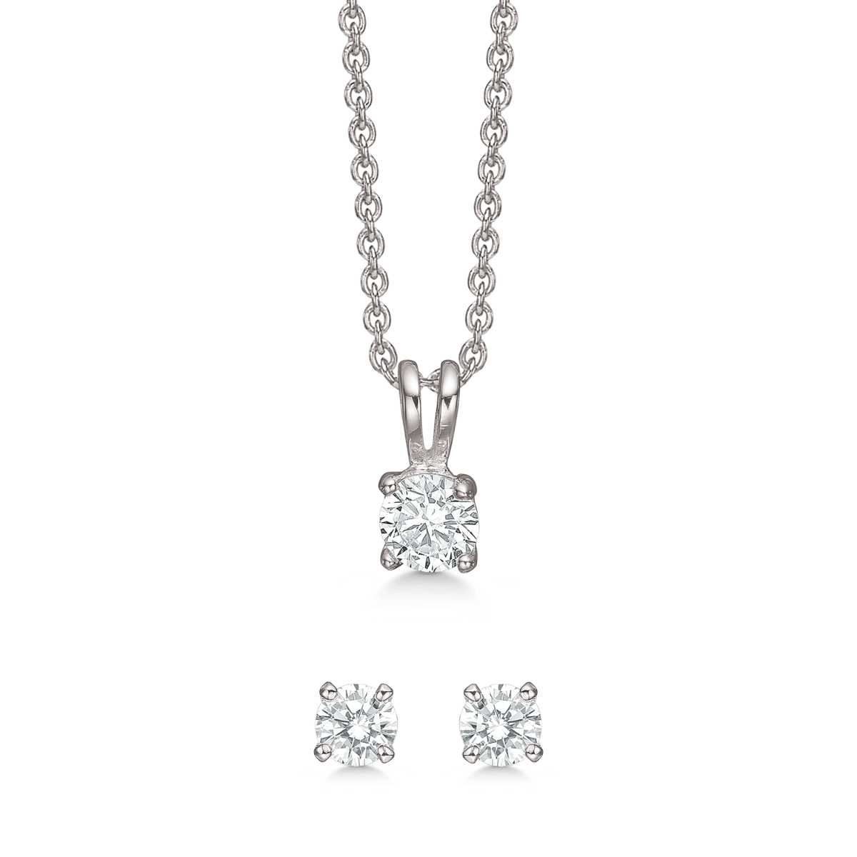 Sølv smykkesæt S239004 - Urma.dk