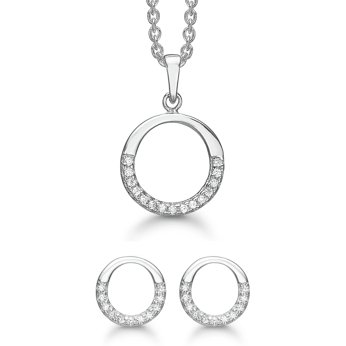 Sølv smykkesæt S239050 - Urma.dk