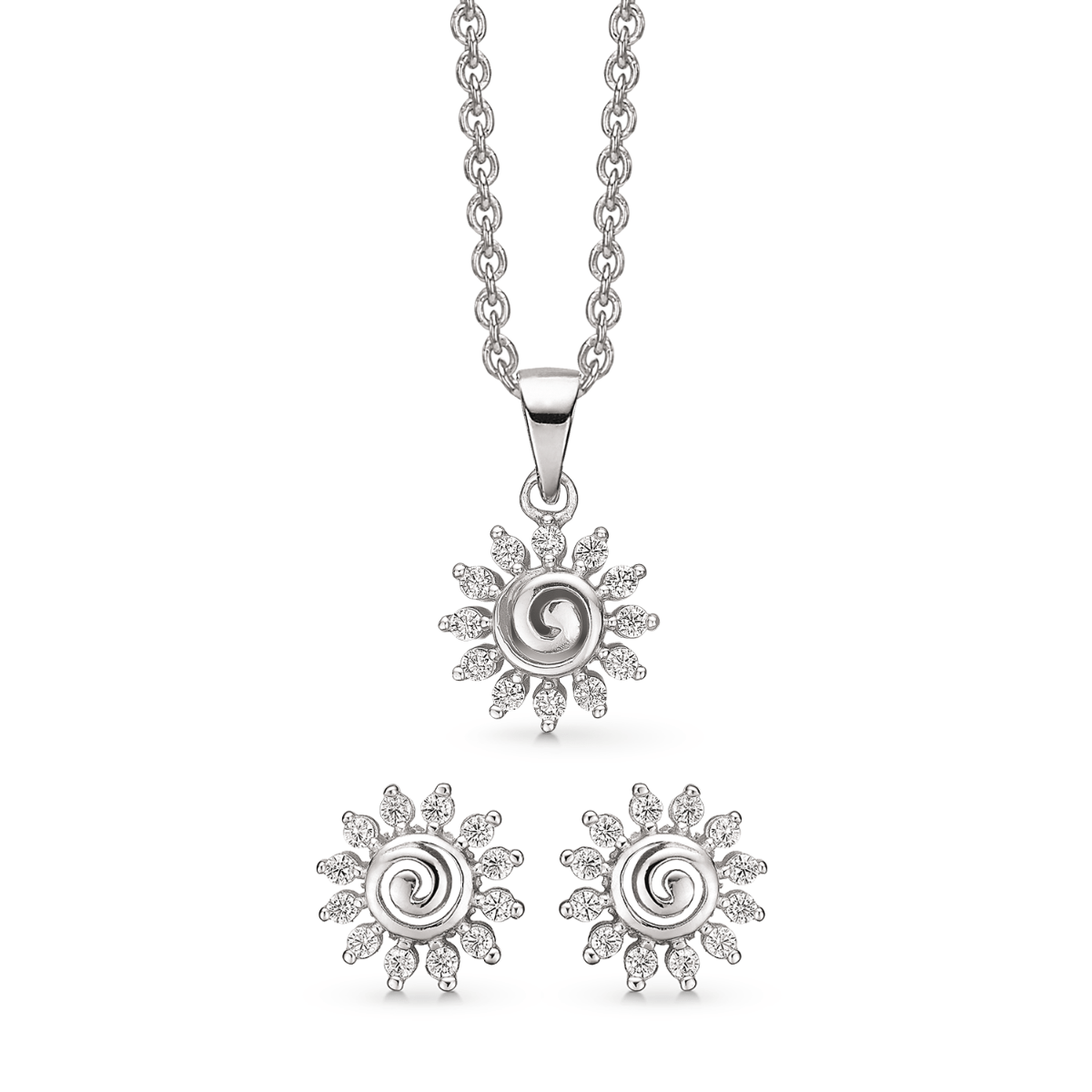 Sølv smykkesæt S239106 - Urma.dk