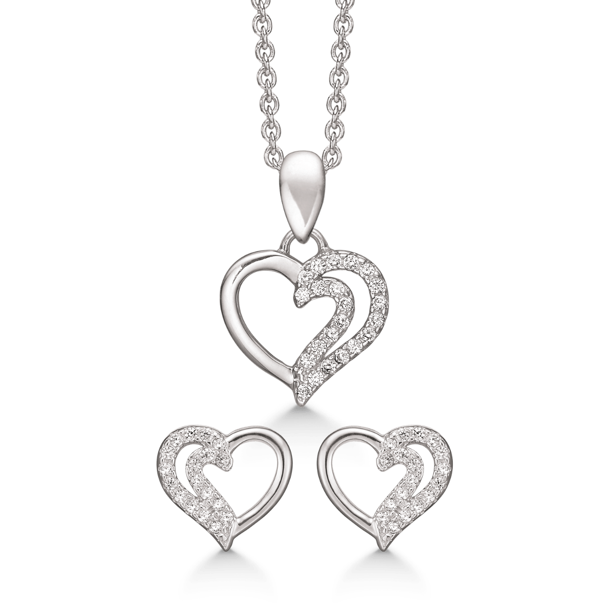 Sølv smykkesæt S239130 - Urma.dk