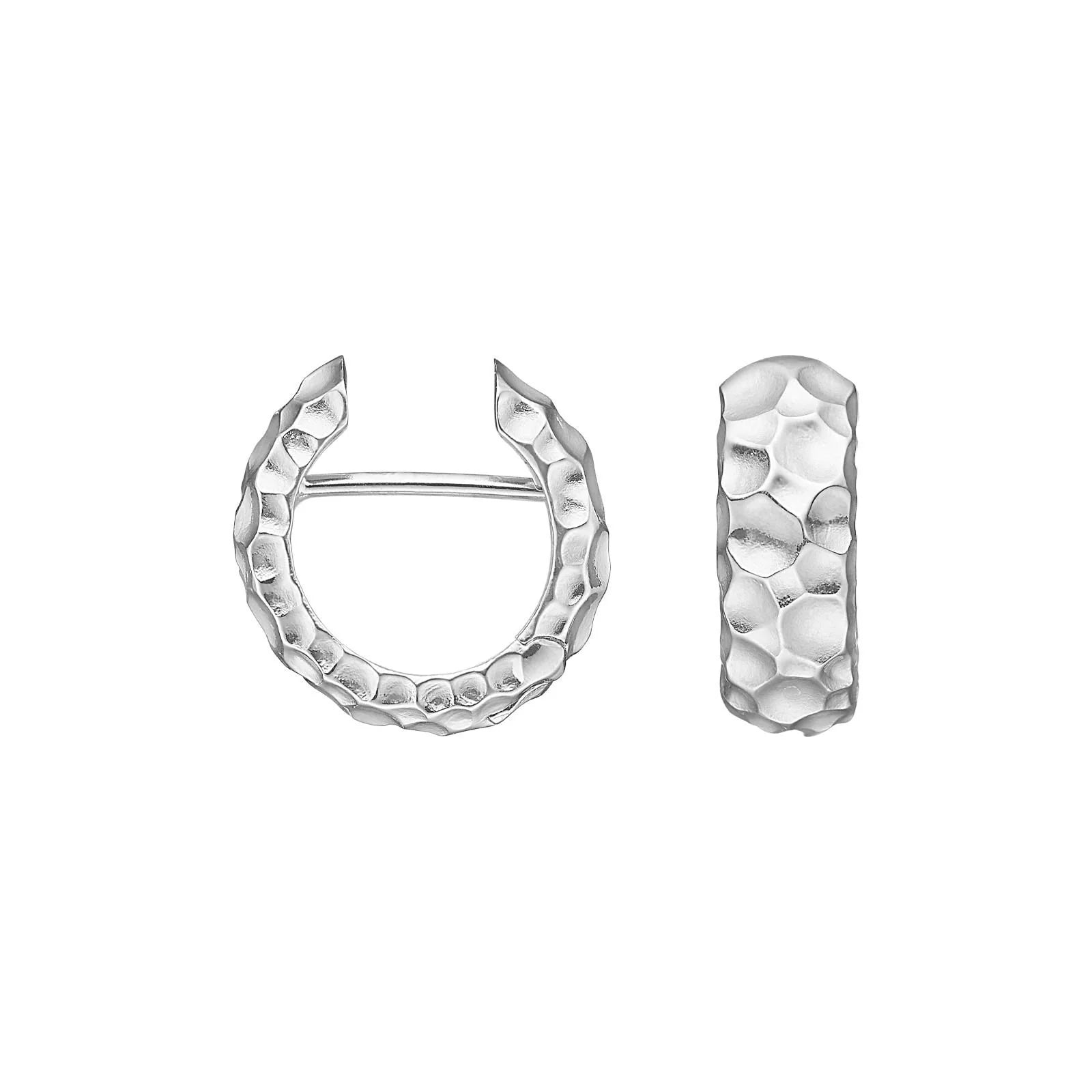 Sølv system - creoler Heide 6x16mm - Urma.dk