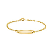 Sølvarmbånd m/plade - Urma.dk