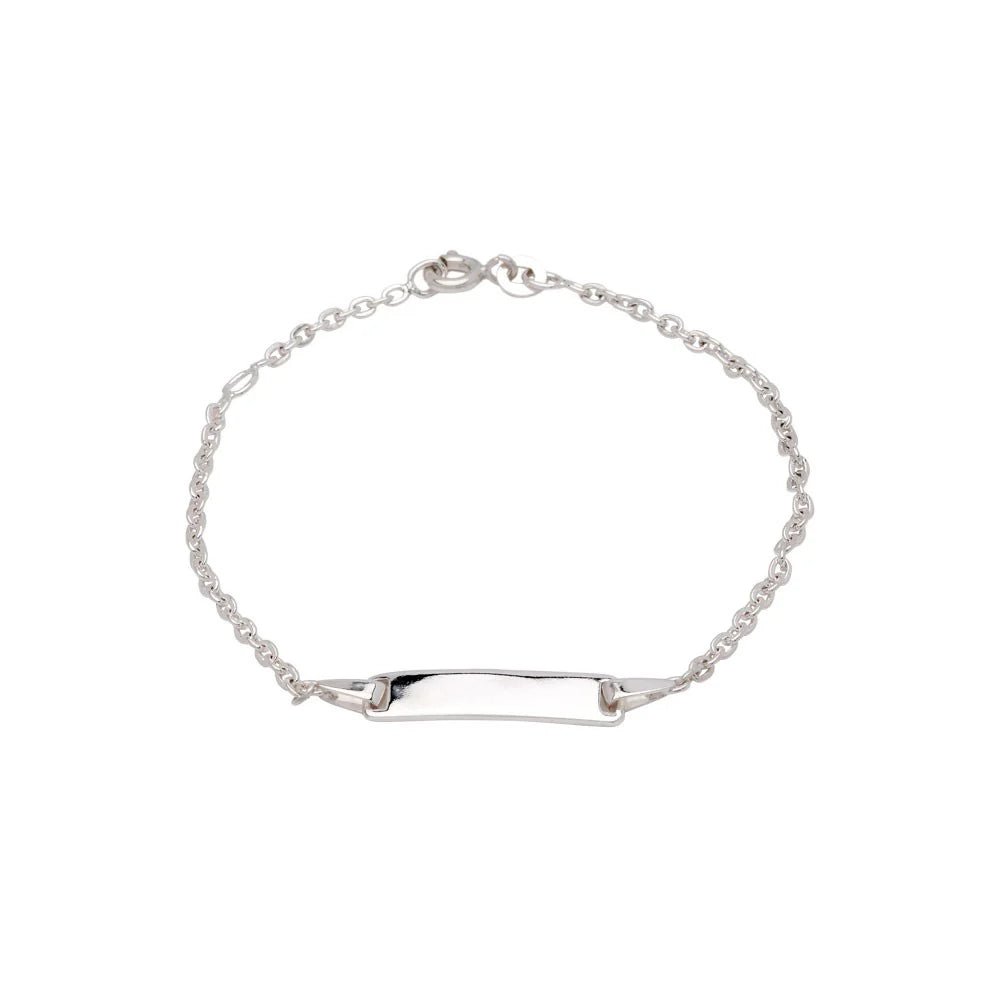 Sølvarmbånd m/plade - Urma.dk