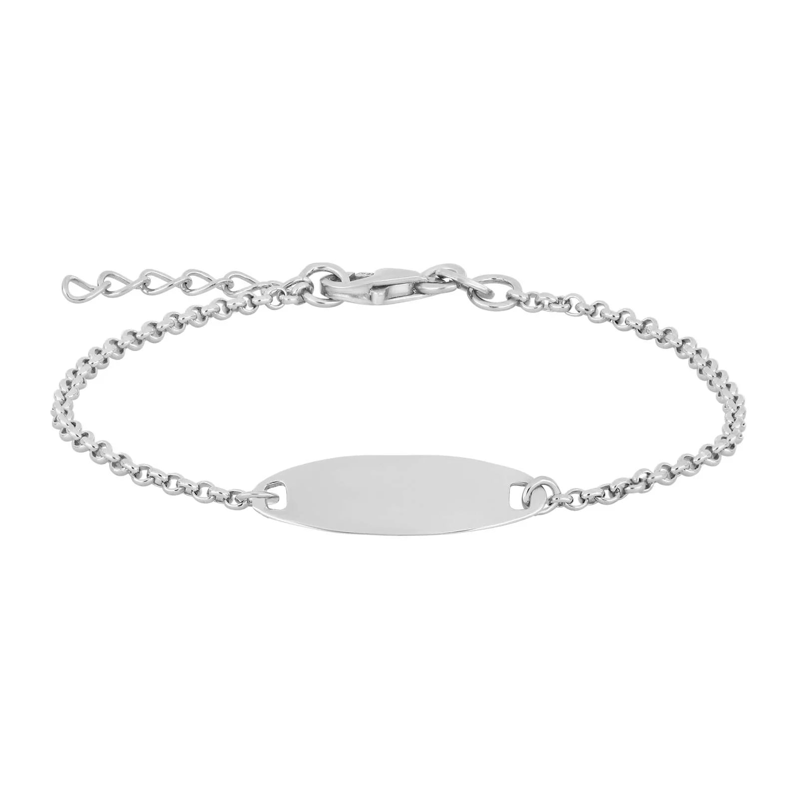 Sølvarmbånd m/plade - Urma.dk