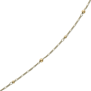 Sølvforgyldt ankelkæde F18190913 - Urma.dk