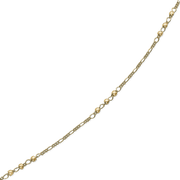 Sølvforgyldt ankelkæde F18190914 - Urma.dk