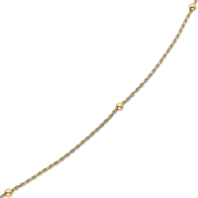 Sølvforgyldt ankelkæde F18190915 - Urma.dk