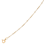 Sølvforgyldt ankelkæde F18190918 - Urma.dk