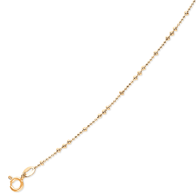 Sølvforgyldt ankelkæde F18190918 - Urma.dk