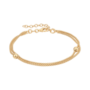 Sølvforgyldt armbånd F15190749 - Urma.dk