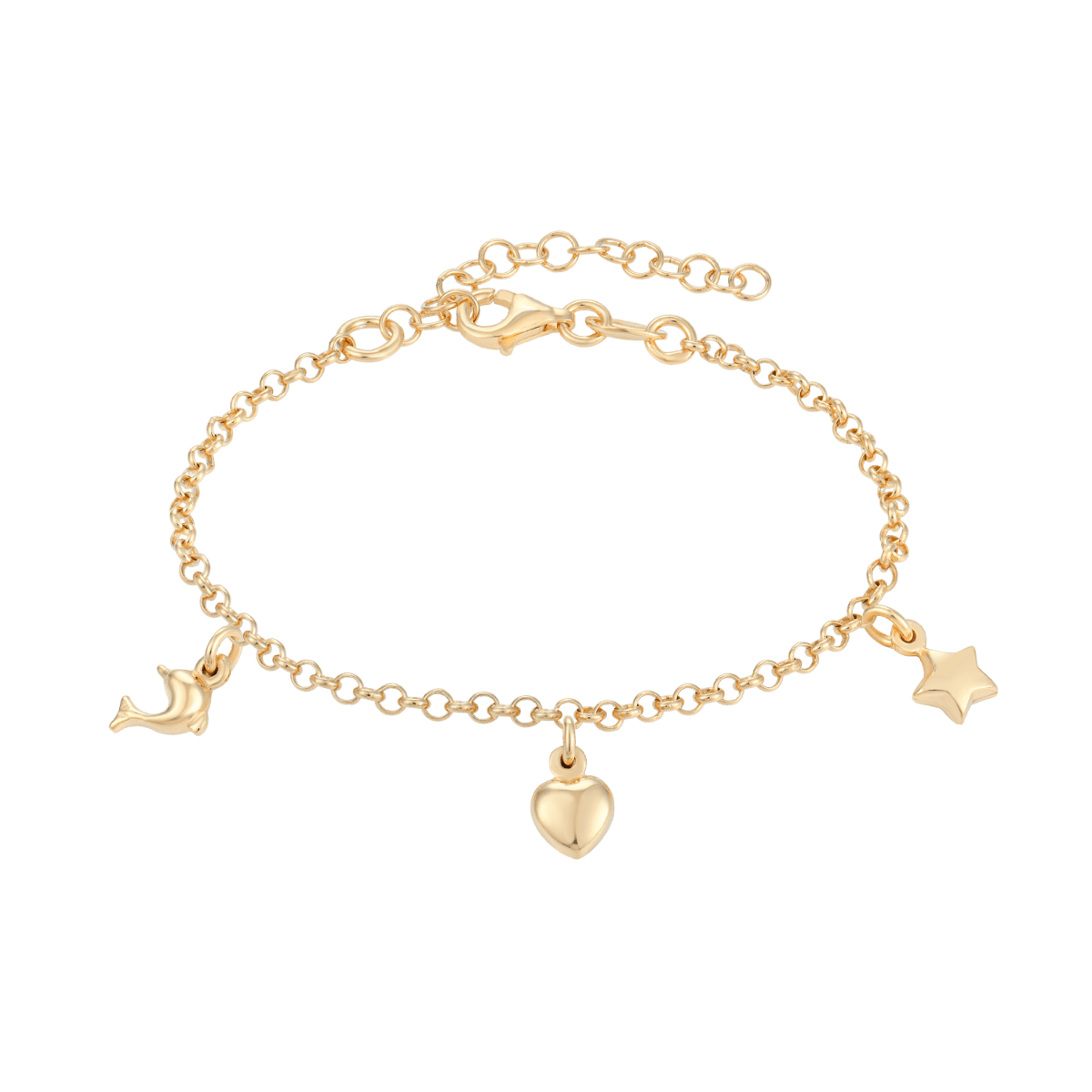 Sølvforgyldt armbånd F15190844 - Urma.dk