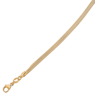 Sølvforgyldt armbånd F16417 - Urma.dk