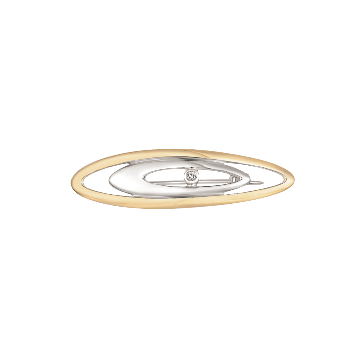 Sølvforgyldt broche F17254994 - Urma.dk