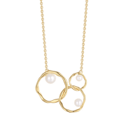 Sølvforgyldt collier F16255981 - Urma.dk