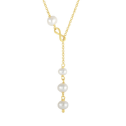 Sølvforgyldt collier F16323042 - Urma.dk