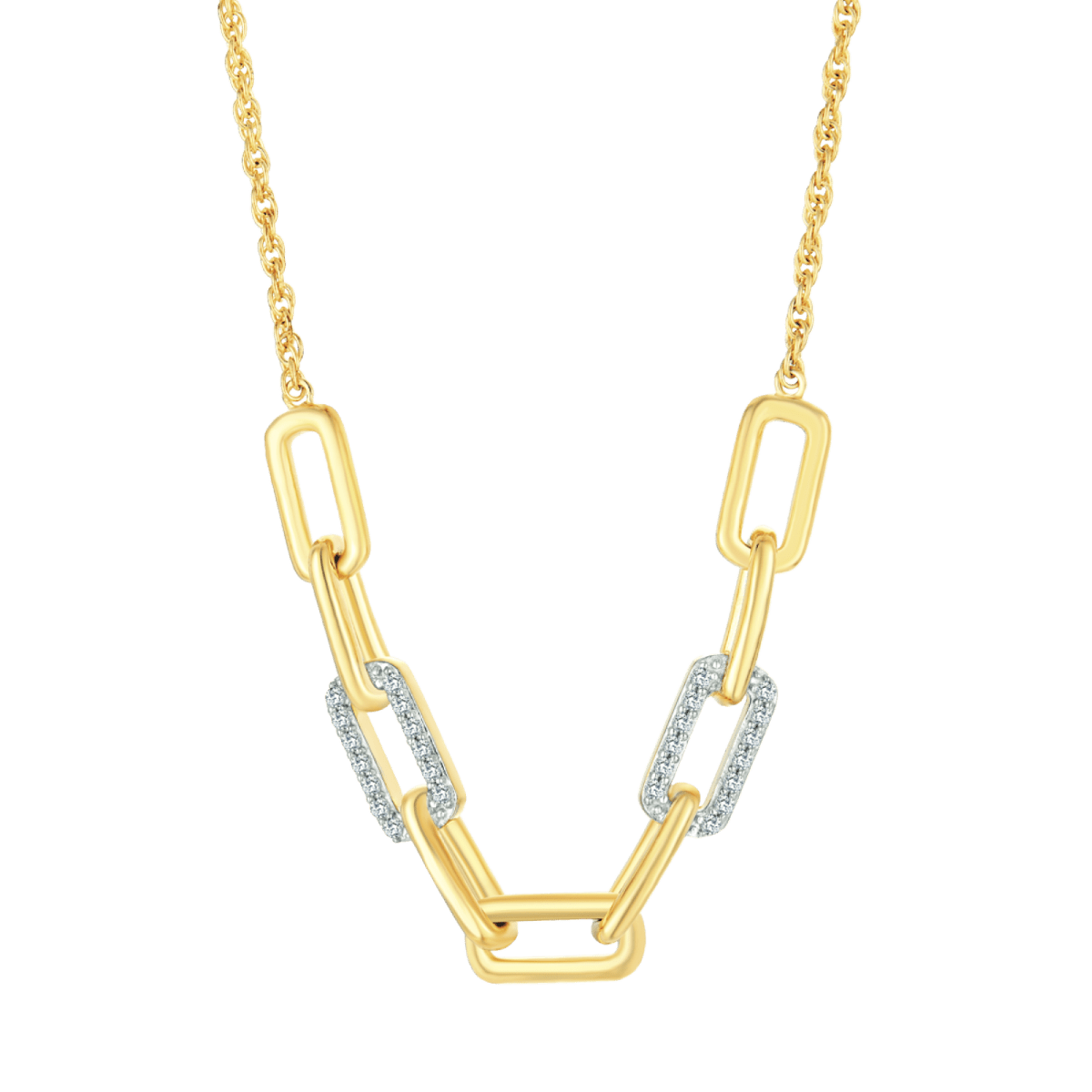 Sølvforgyldt collier F16323064 - Urma.dk