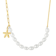 Sølvforgyldt collier F16323973 - Urma.dk