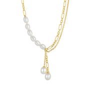 Sølvforgyldt collier F16323975 - Urma.dk