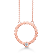 Sølvforgyldt collier RF16212076 - Urma.dk
