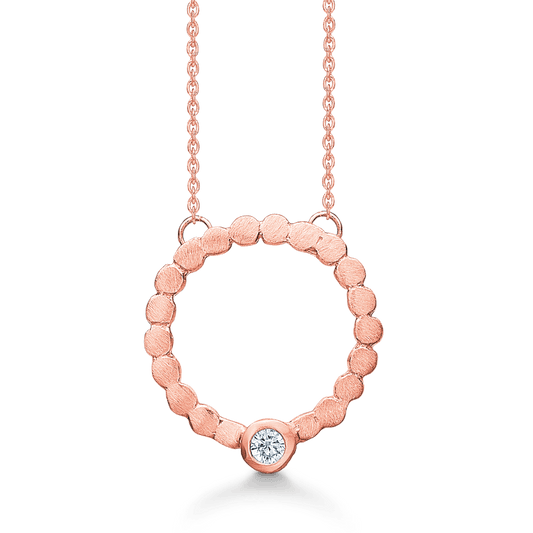 Sølvforgyldt collier RF16212076 - Urma.dk
