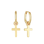 Sølvforgyldt creoler F10249916 - Urma.dk