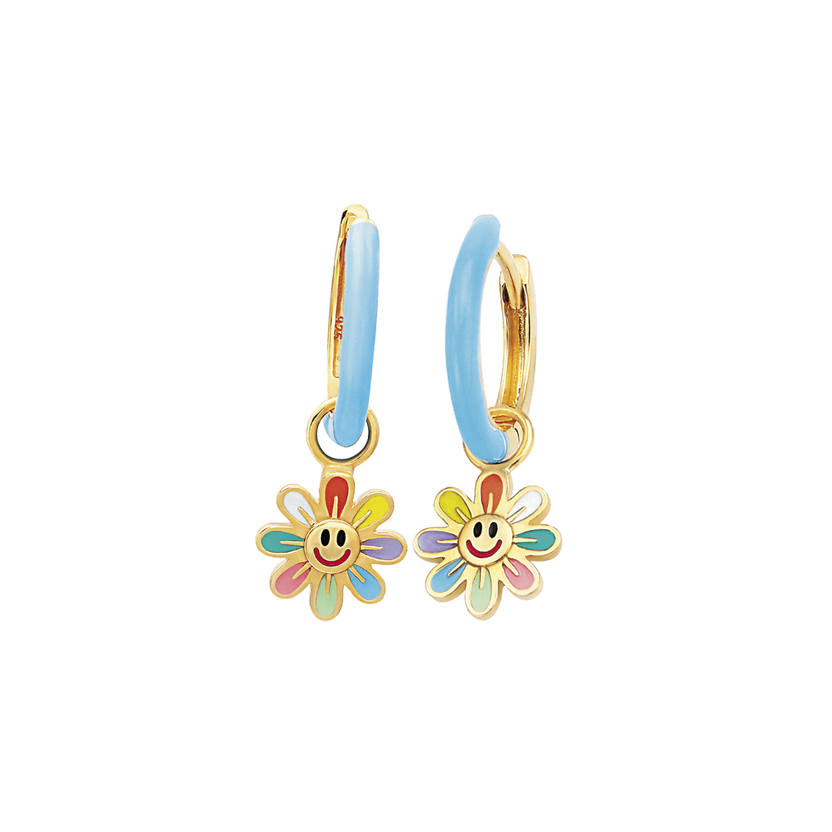 Sølvforgyldt creoler F10323967 - Urma.dk