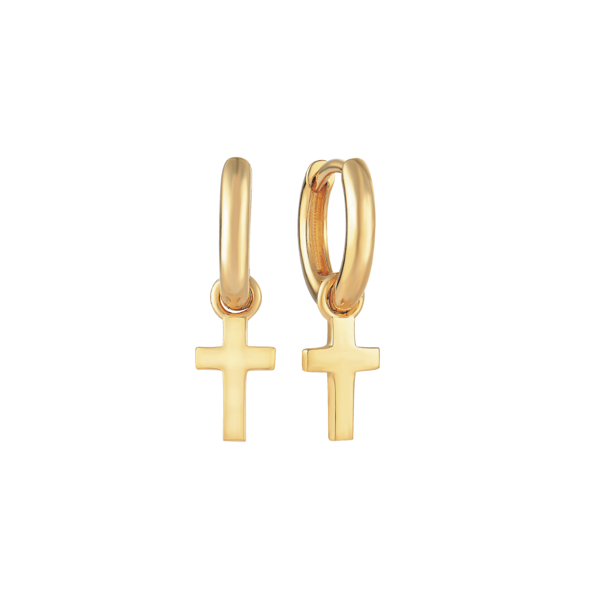 Sølvforgyldt creoler F10323987 - Urma.dk