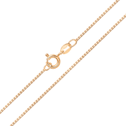 Sølvforgyldt halskæde F101004245 - Urma.dk