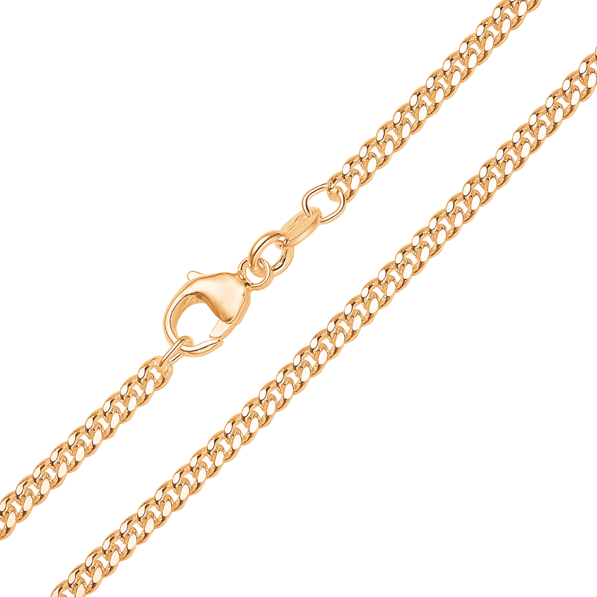 Sølvforgyldt halskæde F1108060 - Urma.dk