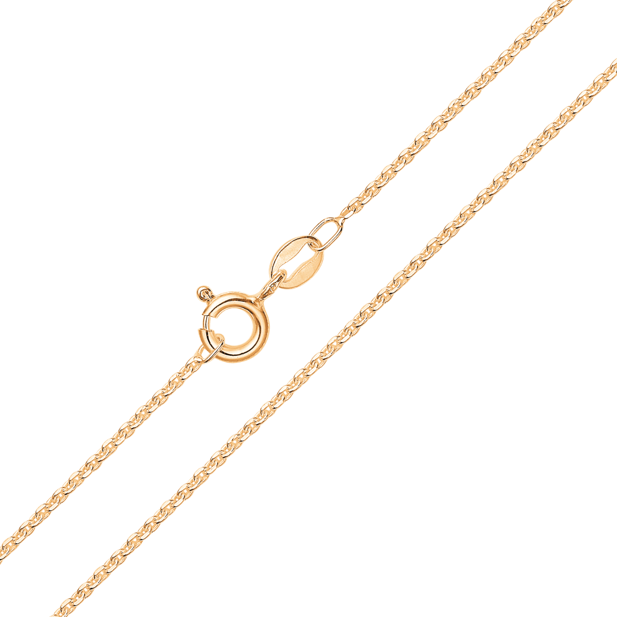 Sølvforgyldt halskæde F120404245 - Urma.dk