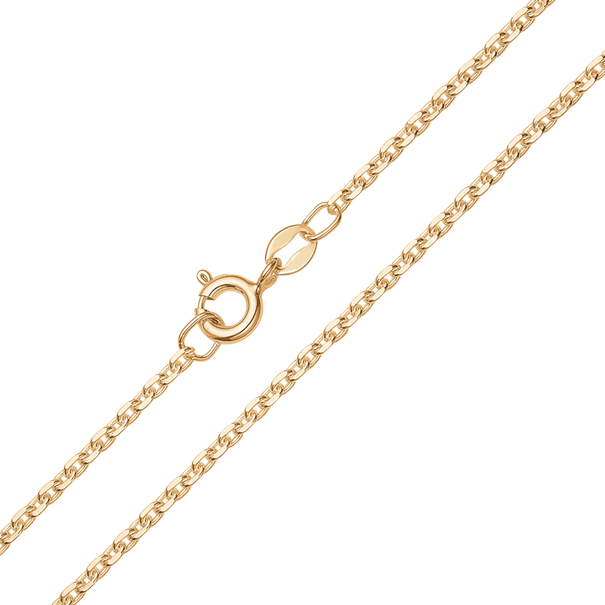 Sølvforgyldt halskæde F1206050 - Urma.dk