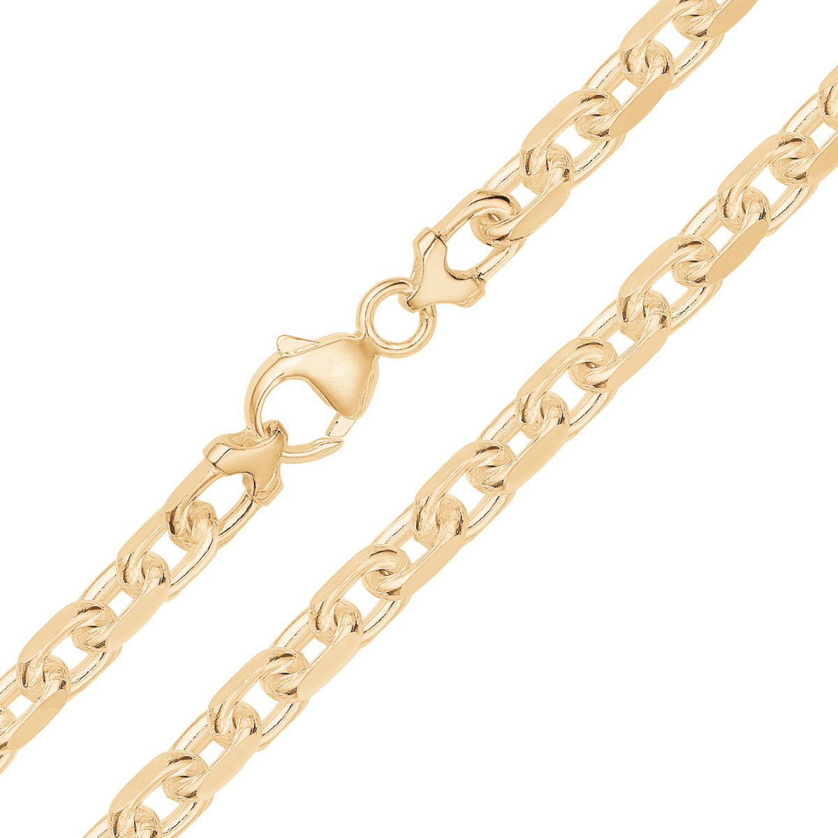 Sølvforgyldt halskæde F1218038 - Urma.dk