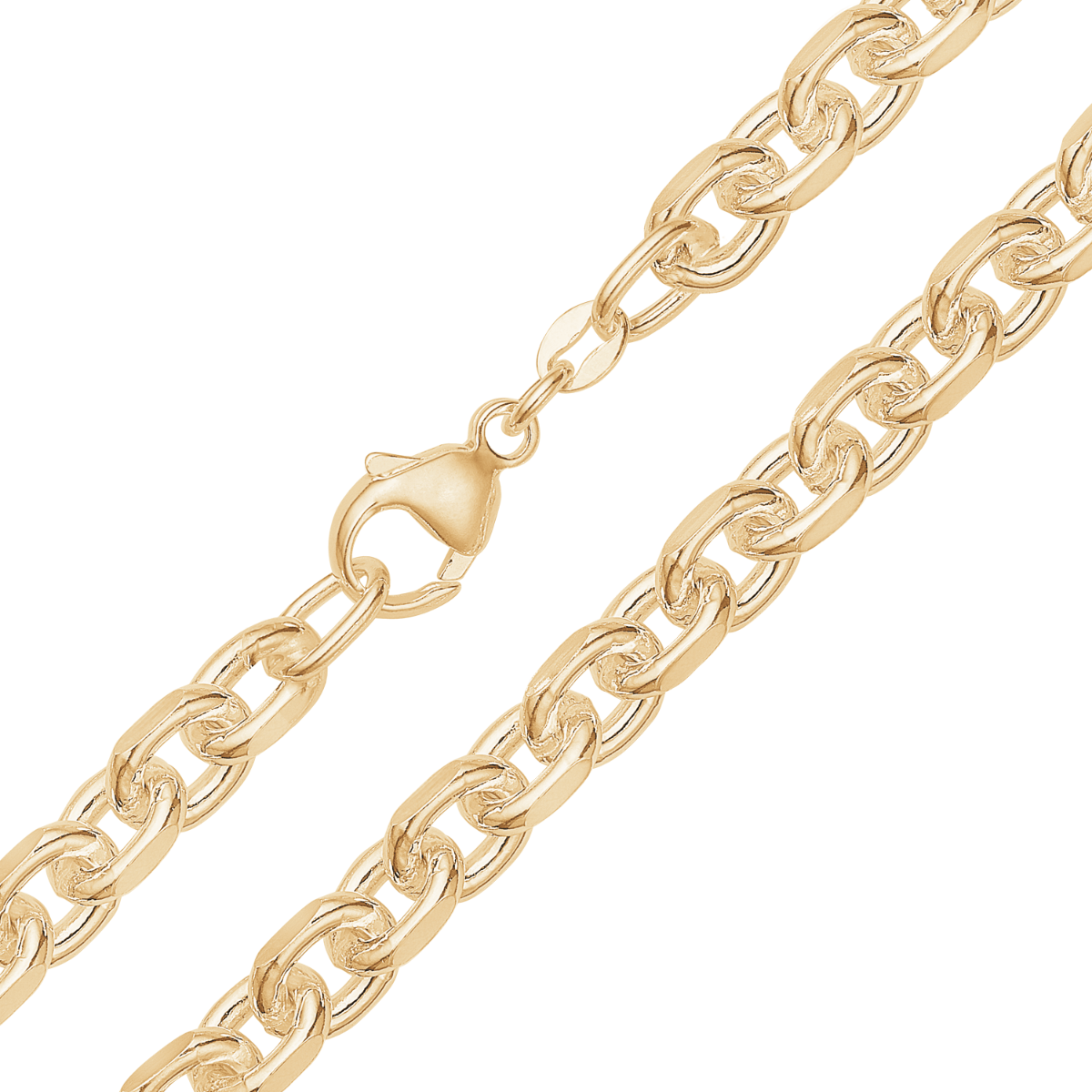 Sølvforgyldt halskæde F1220042 - Urma.dk