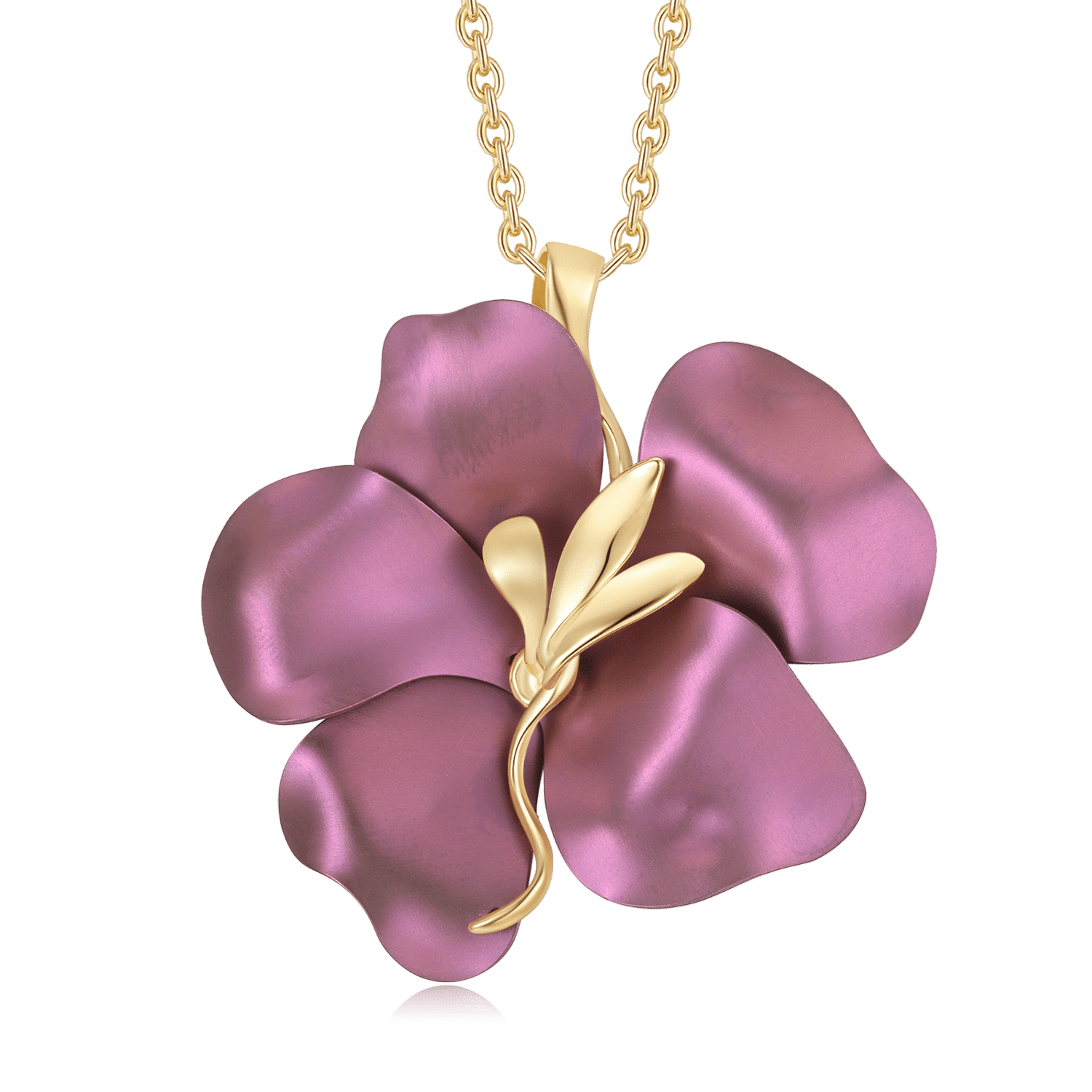 Sølvforgyldt halskæde F16165162 - Urma.dk